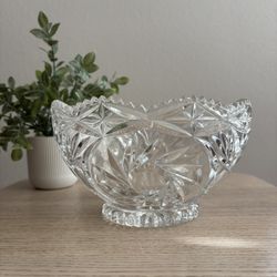 Vintage German Lead Crystal Bowl