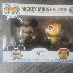 MICKEY AND JOSE FUNKO 2 PACK