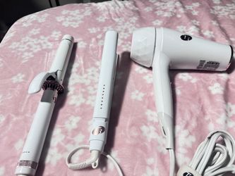 T3 Hair Tool Set – Curling Iron, Flat Iron, Blow Dryer