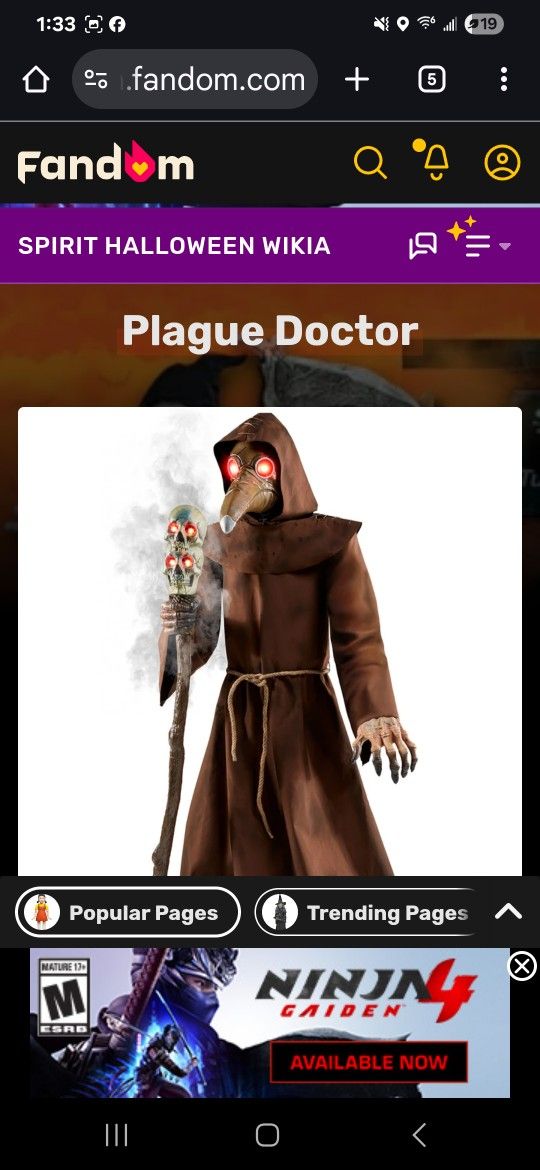 Plague Doctor Spirit Halloween 
