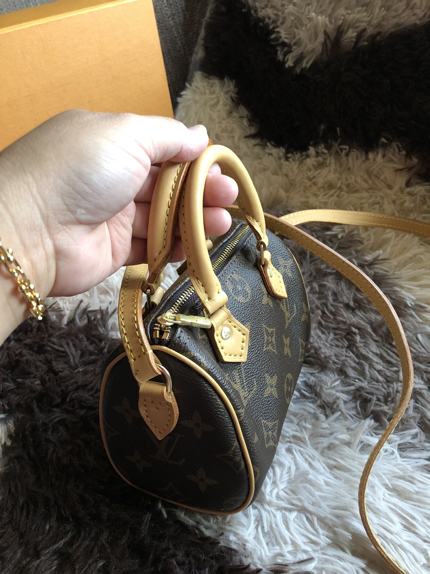 Speedy Nano Upcycle From Authentic LV Bag for Sale in Hollywood