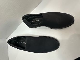 Donald J Pliner Black Slip-On Shoes
