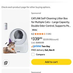 Self Cleaning Litter Box 