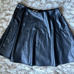 Women’s Pleather Skirt 1X