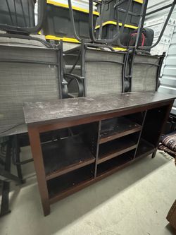 Dark Wood TV Stand / Media Console