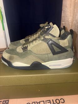 11.5 mens Ds jordan 4 “kraft olive”