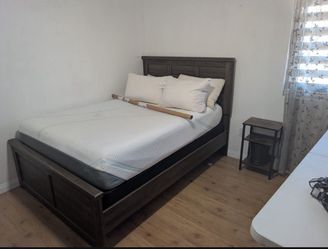 Full size bed frame only