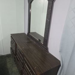 Dresser And Mirror