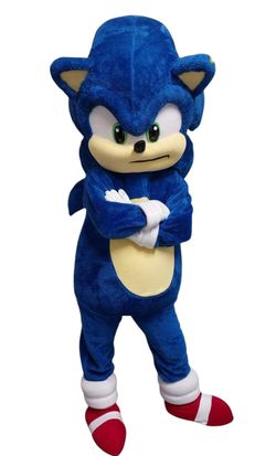 Sonic the Hedgehog Adult Mascot Costume halloween