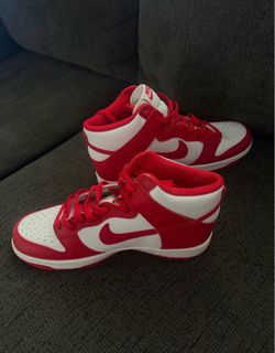 Champion red High Nike dunk