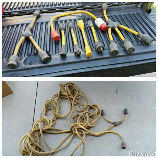 Heavy duty Construction OSHA power cord and pigtails