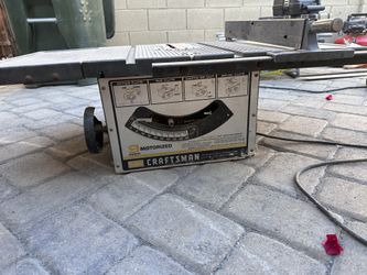 Craftsman table saw 