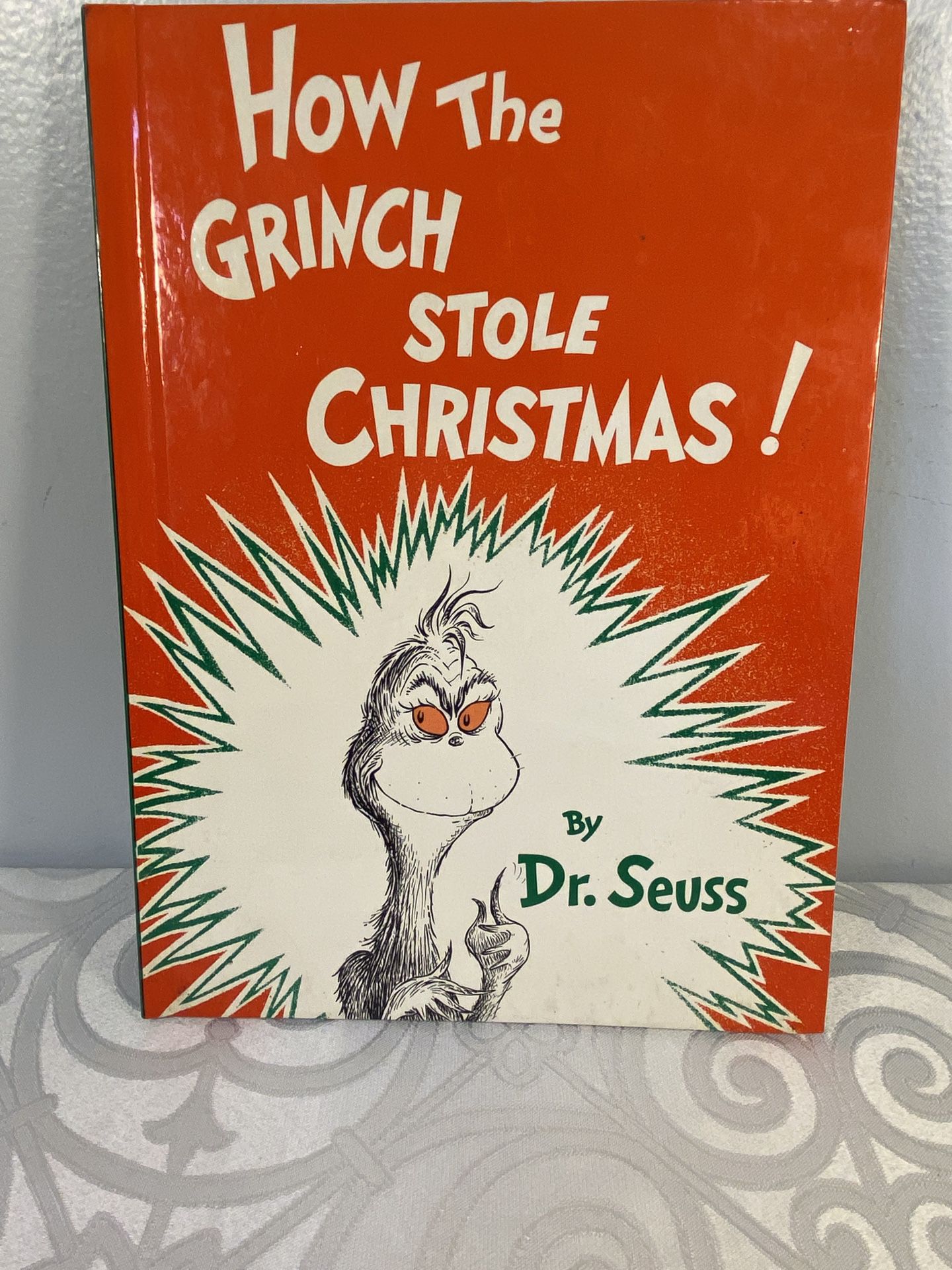 Vintage How The Grinch Stole Christmas HC Book VG 1985