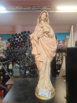 Madonna and Child Religious Figurine