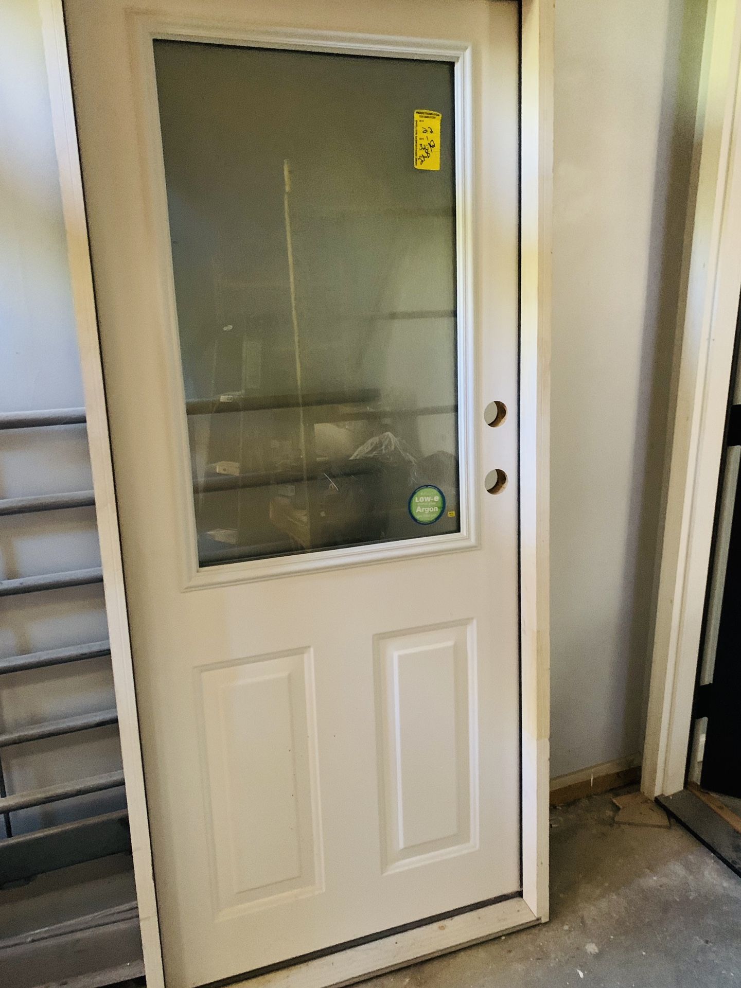 Masonite Low-e Coated glass door and frame