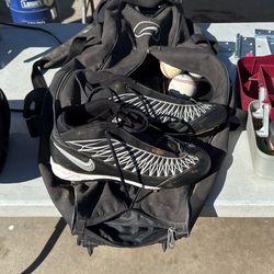 Baseball Bag & Cleats