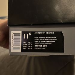 Jordan 10 & Jordan Legacy 312 11.5 Men’s