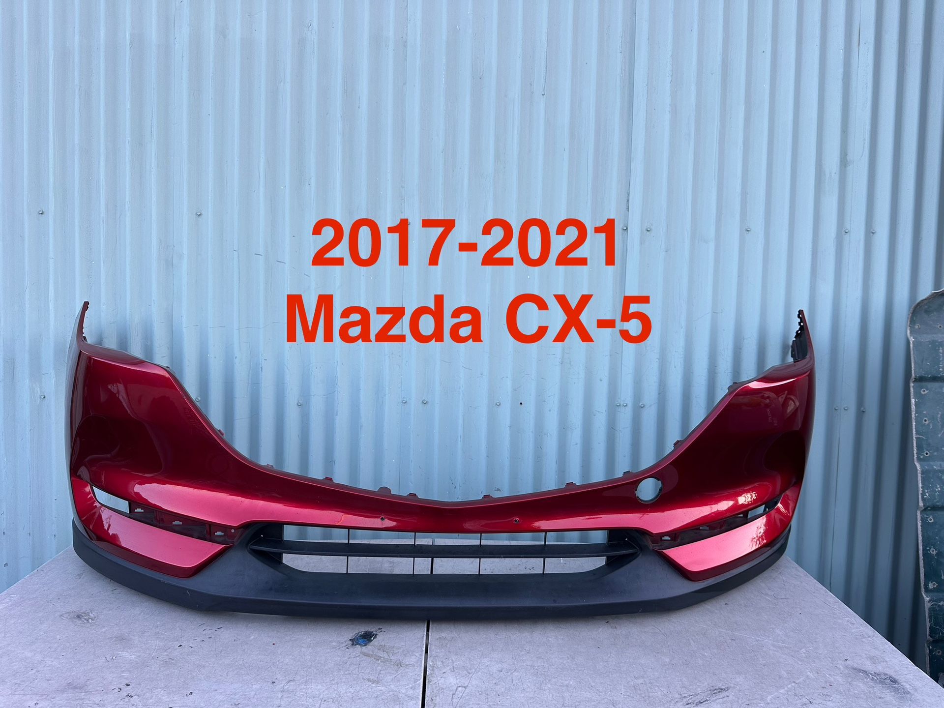 2017-2021 Mazda CX-5 Red Front Bumper Oem