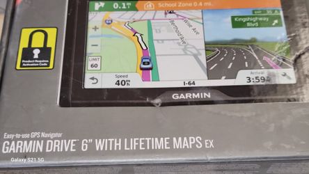 Garmin Drive 6 Lm With Accessories 