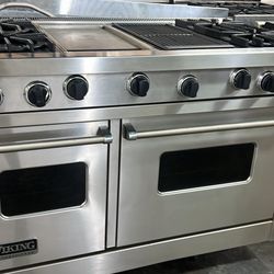 Viking 48”Wide All Gas Range Stove In Stainless Steel 