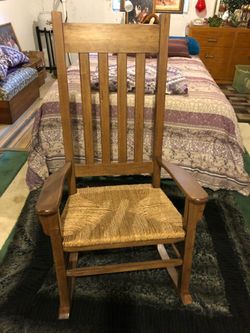 Wooden rocking chair great condition