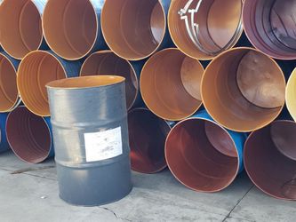 55 GALLON METAL BARRELS 