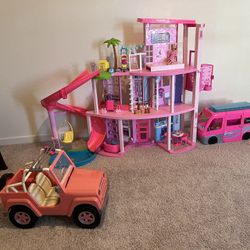 Barbie Dream House Pool Party Doll House 130$ OBO