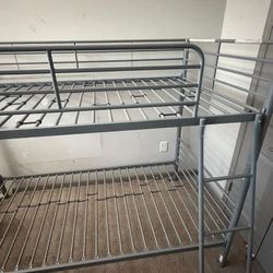 Metal Twin Over Twin Bunk Bed
