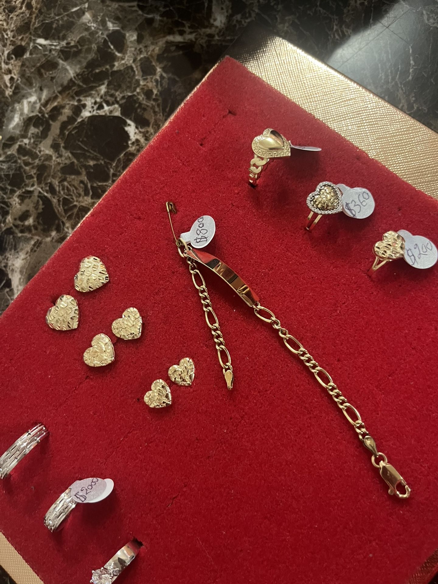 Nugget And Versace Logo Rings