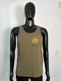 H&M Tank Top (Olive Army Green / Men’s Medium) for Fitness, Workout, Running, Gym