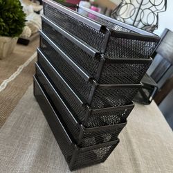 Mesh Wire Interlocking Silverware Holder