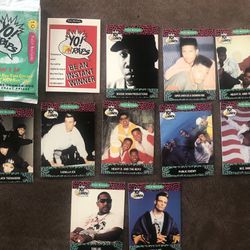 Vintage Opened Pack Of MTV Rap Music Trading Cards VGC