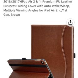 Ztotop Case for iPad 6th/5th Generation 9.7 Inch 2018/2017/iPad Air 2 & 1, Premium PU Leather Business Folding Cover with Auto Wake/Sleep, Multiple Vi