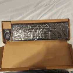 Wire Keyboard With Mouse 