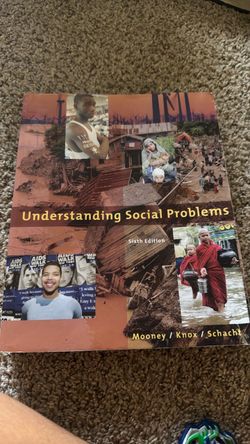 Understanding Social Problems Sixth Edition Textbook