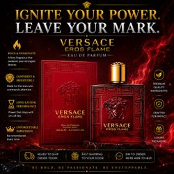 Versace Eros Flame ❤️ | Ignite Your Power. Leave Your Mark.