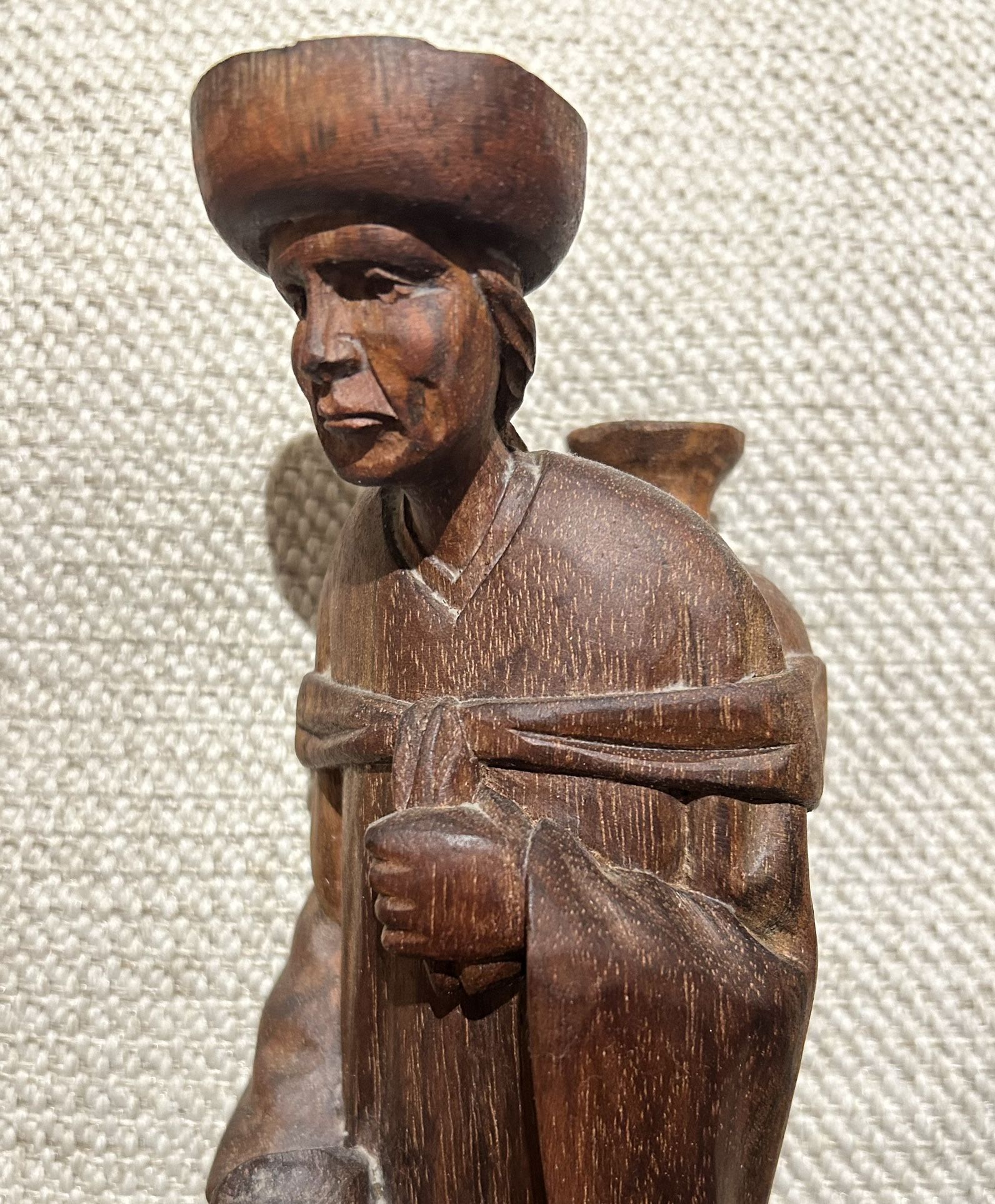 Wood Statue 11.5 Inches High