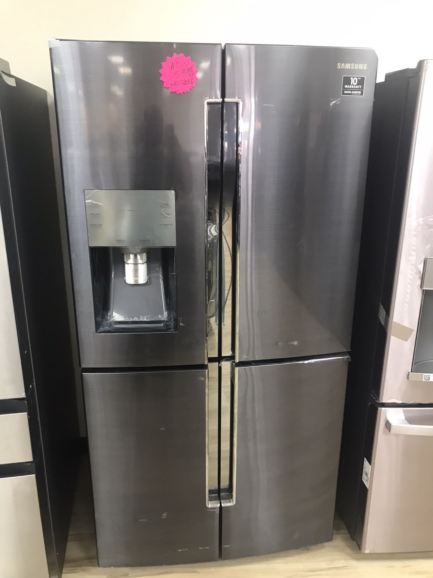 Samsung Flex Door Platinum Stainless Steel Refrigerator 