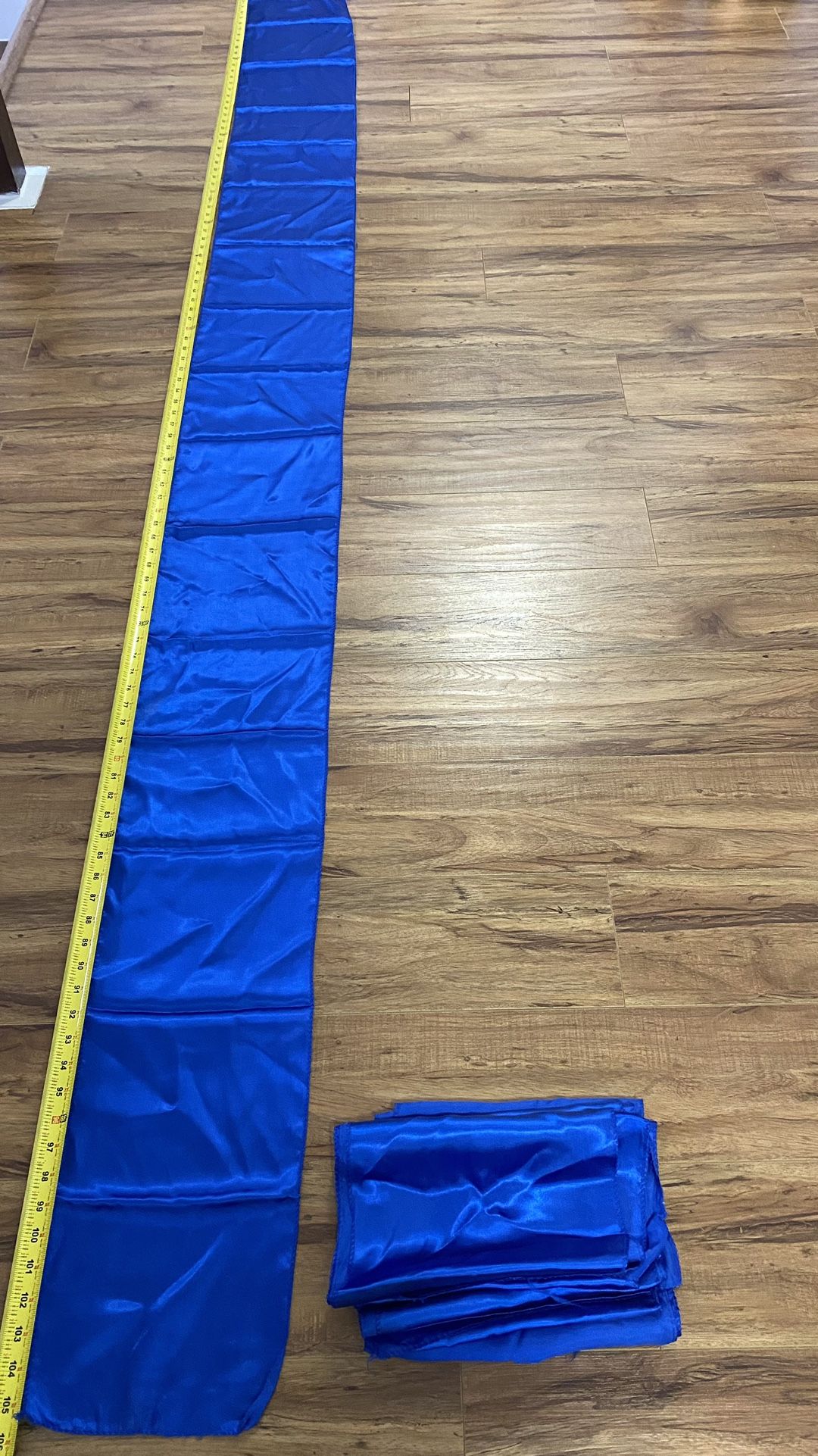 Blue Silk Overlays 8.5ft long 1ft wide (6pc)