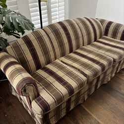 Thomasville 3 cushion Sofa with Skirted Base 