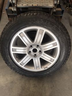 2007 Range Rover spare tire rim