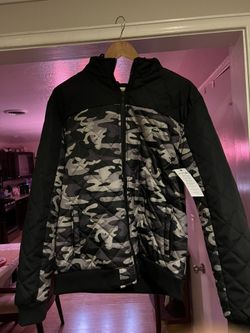 Lacoste Camo Jacket Grey L