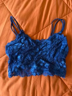 Blue Lace Bralette Size Medium