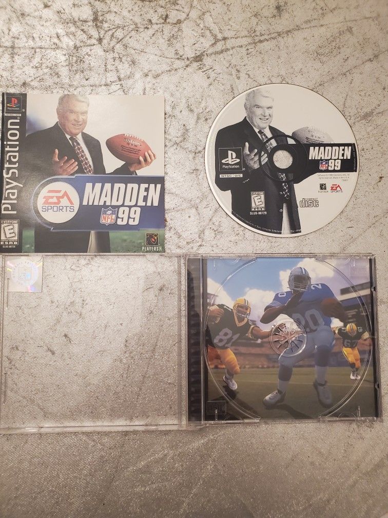 Madden 99 Sony PlayStation 1 Complete video game