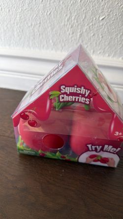 Squeeezy Cherries Squishy Brand New, $25 each