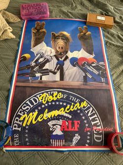 Vintage “ Alf “ for president poster