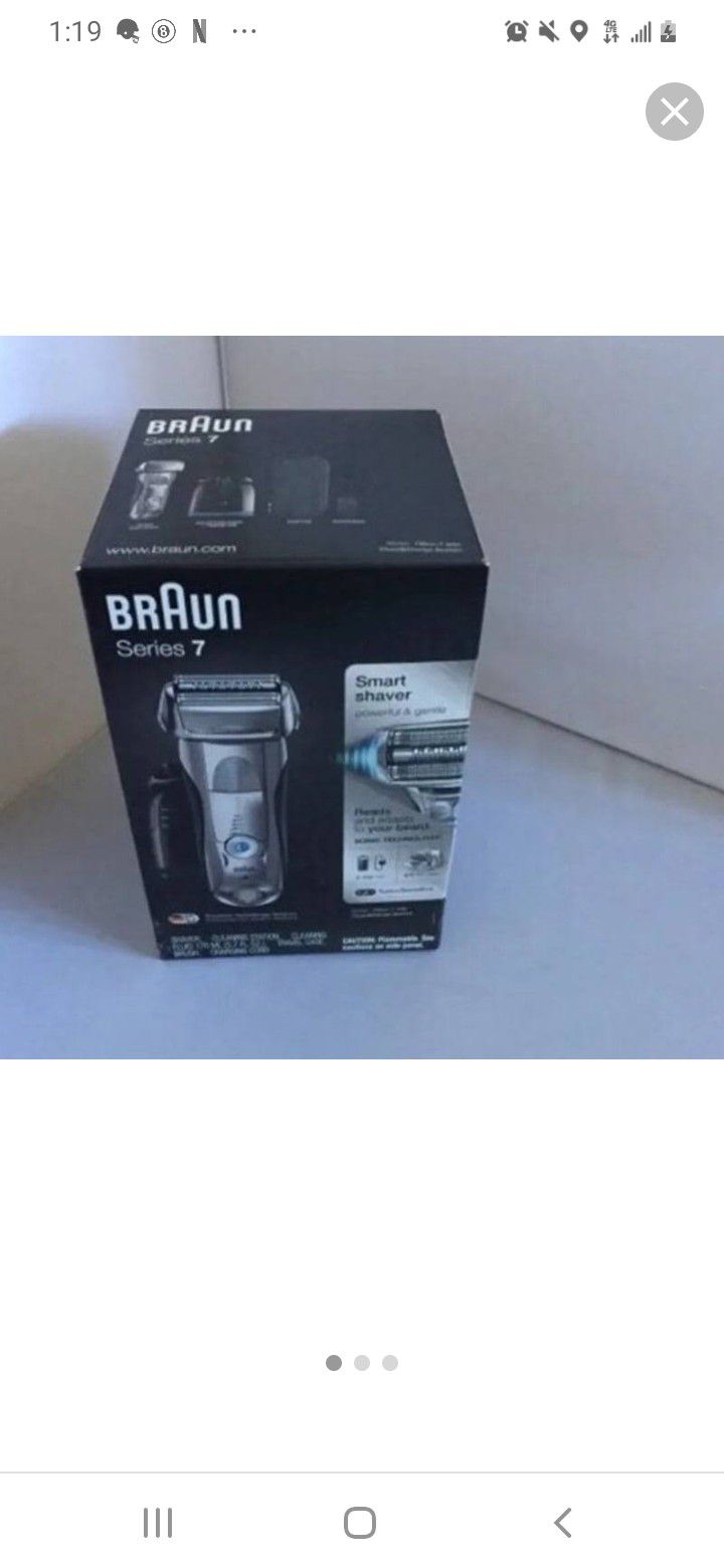 Braun 7 series smart shaver brand new in box sealed