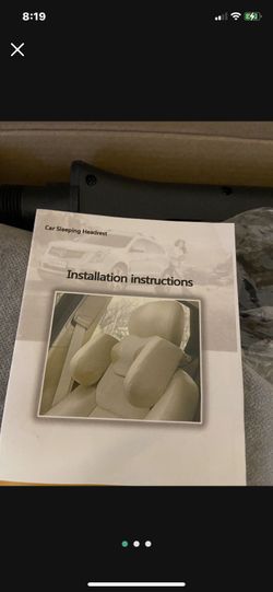 Beige Car sleeping headset 