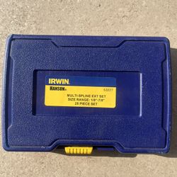 ***IRWIN HANSON Multi-Spline 25 Piece Extractor Set - Model #53227