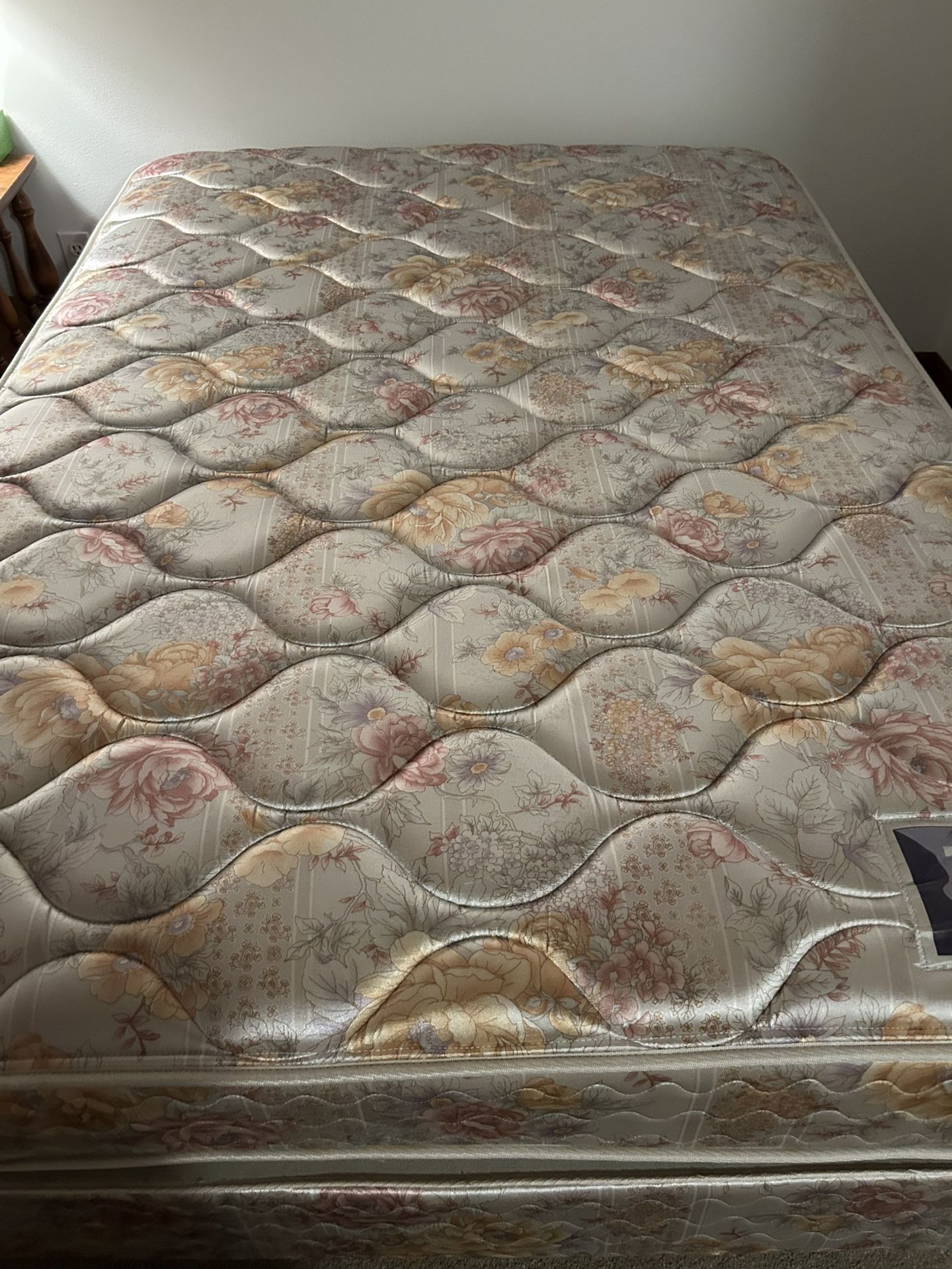 Free Full Size Mattress, Box Spring, Metal Frame